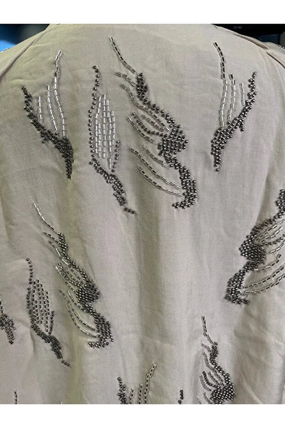 Taş İşlemeli Özel Tasarım Pamuk Kimono