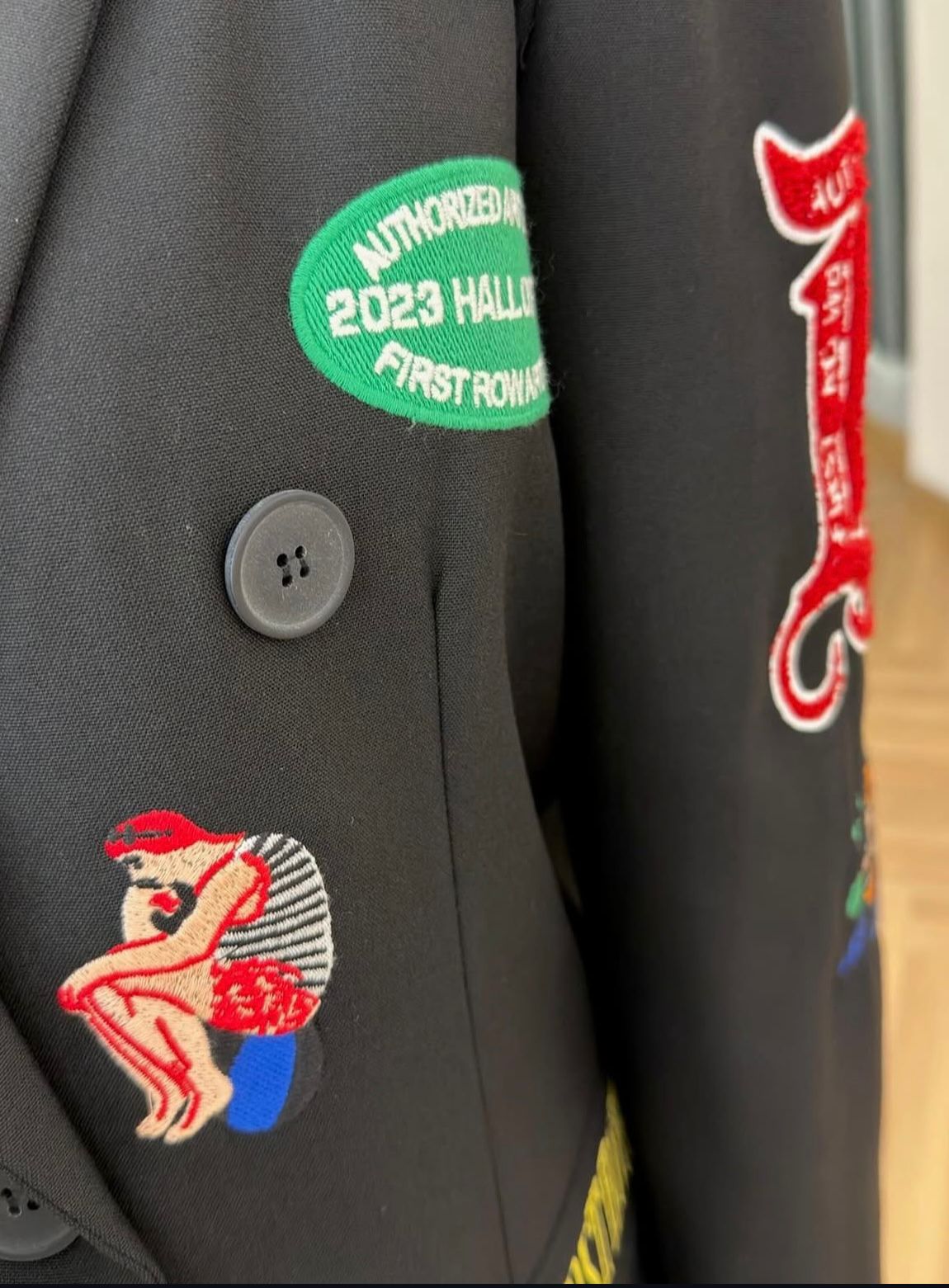 Nakışlı Oversize Blazer Ceket
